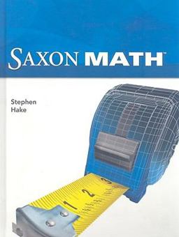Saxon Math Intermediate 5 Student Edition 2008 1st 9781600325465 Front Cover