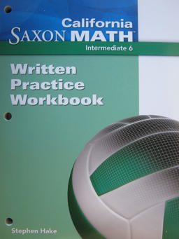 Saxon Math 6 California