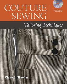 Couture Sewing: Tailoring Techniques  9781600855047 Front Cover