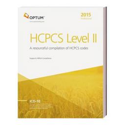 HCPCS Level II Professional 2015:  9781601519214 Front Cover