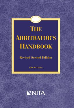 Arbitrator's Handbook (Revised) Arbitrator's Handbook (Revised)
