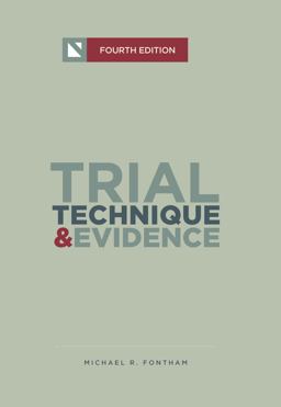 Trial Technique and Evidence