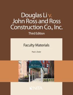 Douglas Li V. John Ross and Ross Construction Co. , Inc