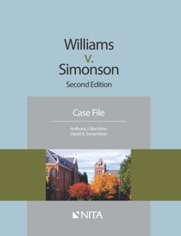 Williams V. Simonson Williams V. Simonson