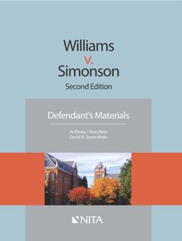 Williams V. Simonson Williams V. Simonson