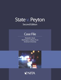 State v. Peyton, Second Edition 2nd 9781601565976 Front Cover