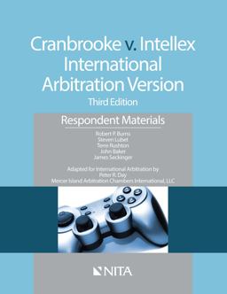 Cranbrooke V. Intellex, International Arbitration Version Cranbrooke V. Intellex, International Arbitration Version