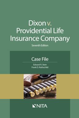 Dixon V. Providential Life Insurance Co.: Case File  9781601567994 Front Cover