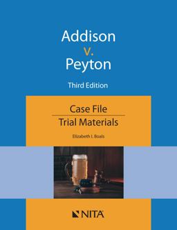 Addison V. Peyton Case File 3rd 9781601569509 Front Cover