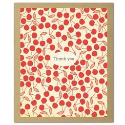 Cherry Pie GreenThanks -- Thank You Notecards Made from Uncoated Eco-Friendly Paper Decorated with Contemporary Designs and Illustrations  9781601608239 Front Cover