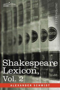 Shakespeare Lexicon 3rd 9781602061194 Front Cover