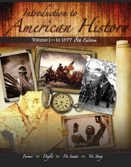 Introduction to American History 8th 9781602298750 Front Cover