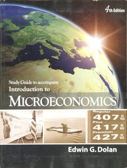 Introduction to Microeconomics-Std. Gde