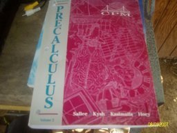 PRECALCULUS W/TRIGONOMETRY:VOL  9781603280051 Front Cover