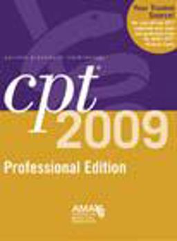 CPT Professional Edition Current Procedural Terminology  9781603590648 Front Cover