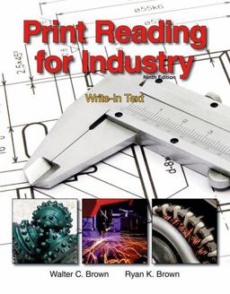 Print Reading for Industry 9th 9781605253084 Front Cover