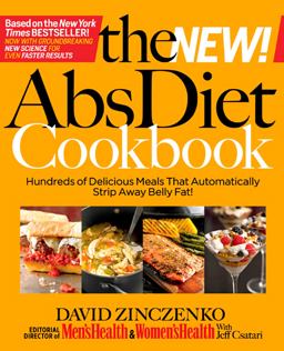 New Abs Diet Cookbook Hundreds of Delicious Meals That Automatically Strip Away Belly Fat!  9781605293141 Front Cover