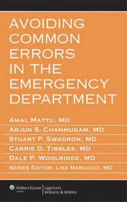 Avoiding Common Errors in the Emergency Department  9781605472270 Front Cover