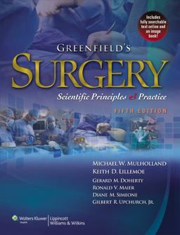 Greenfield's Surgery Scientific Principles and Practice 5th 9781605473550 Front Cover