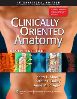 Clinically Oriented Anatomy 6th 9781605476520 Front Cover