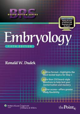 Embryology 5th 9781605479019 Front Cover