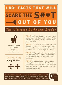 1,001 Facts That Will Scare the S#*t Out of You The Ultimate Bathroom Reader  9781605506241 Front Cover