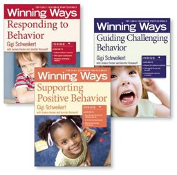 Supporting Positive Behavior, Responding to Behavior, Guiding Challenging Behavior [Assorted Pack] Winning Ways for Early Childhood Professionals  9781605542331 Front Cover