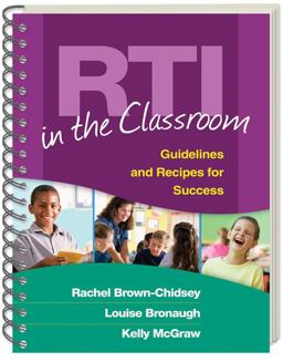 RTI in the Classroom Guidelines and Recipes for Success  9781606232972 Front Cover