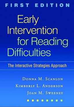 Early Intervention for Reading Difficulties The Interactive Strategies Approach  9781606238530 Front Cover