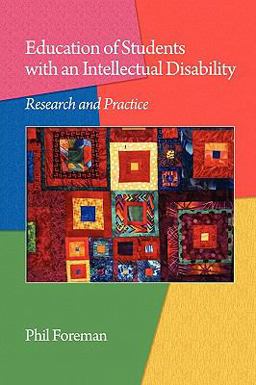 Education of Students with an Intellectual Disability Research and Practice (PB)  9781607522140 Front Cover
