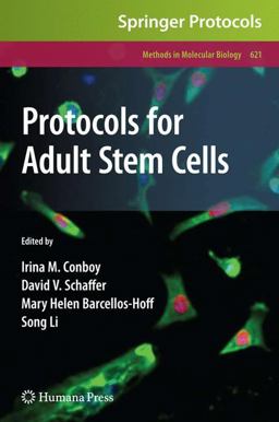 Protocols for Adult Stem Cells  9781607610625 Front Cover