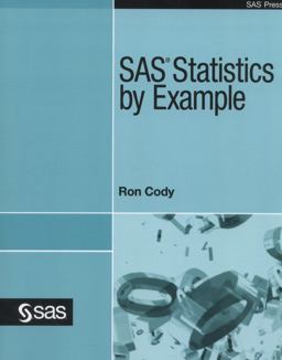 SAS Statistics by Example  9781607648000 Front Cover