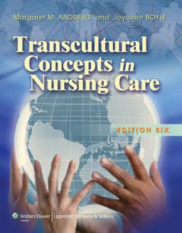 Transcultural Concepts in Nursing Care 6th 9781608310753 Front Cover