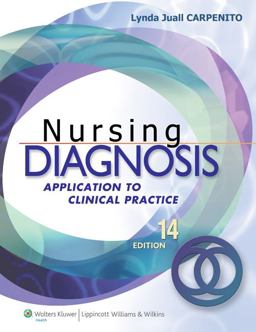 Nursing Diagnosis Application to Clinical Practice 14th 9781608311095 Front Cover
