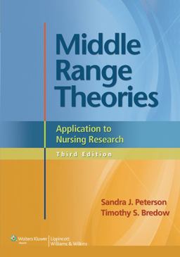 Middle Range Theories Application to Nursing Research 3rd 9781608318001 Front Cover