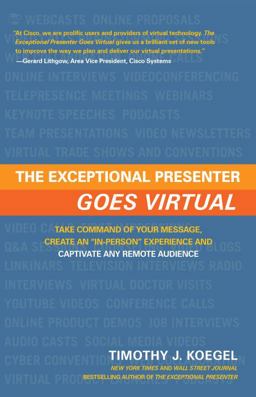 Exceptional Presenter Goes Virtual 1st 2010 9781608320462 Front Cover