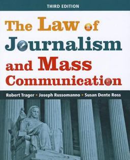 Law of Journalism and Mass Communication 3rd 9781608716692 Front Cover