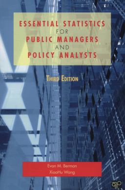 Essential Statistics for Public Managers and Policy Analysts 3rd 9781608716777 Front Cover