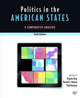 Politics in the American States A Comparative Analysis 10th 9781608719983 Front Cover