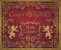 Game of Thrones: House Lannister Deluxe Stationery Set  9781608876044 Front Cover