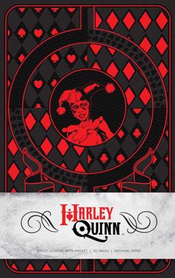 Harley Quinn Hardcover Ruled Journal  9781608878307 Front Cover