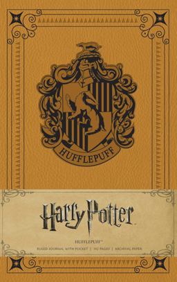 Harry Potter: Hufflepuff Hardcover Ruled Journal  9781608879502 Front Cover