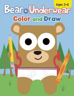 Bear in Underwear - Color and Draw