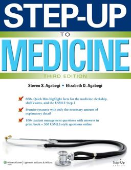 Step-Up to Medicine 3rd 9781609133603 Front Cover