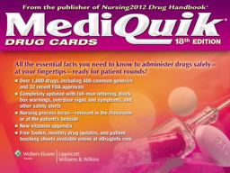 MediQuik Drug Cards MediQuik Drug Cards