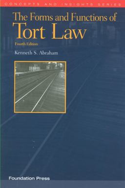 Forms and Functions of Tort Law 4th 9781609300531 Front Cover