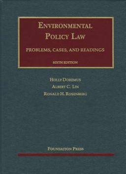 Environmental Policy Law, 6th 6th 9781609301736 Front Cover
