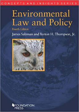 Environmental Law and Policy:  9781609303051 Front Cover
