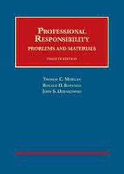 Professional Responsibility:  9781609303259 Front Cover