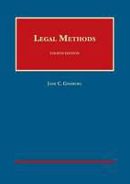 Legal Methods: 4th 9781609303341 Front Cover